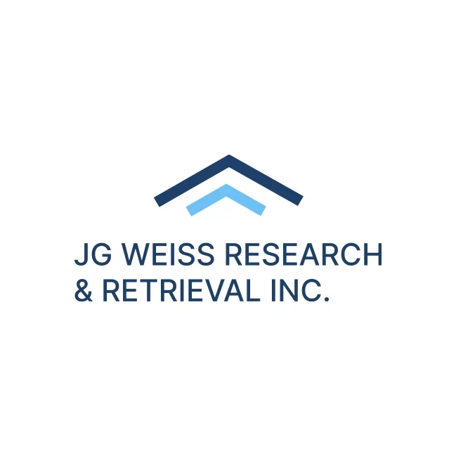 JG WEISS RESEARCH & RETRIEVAL INC